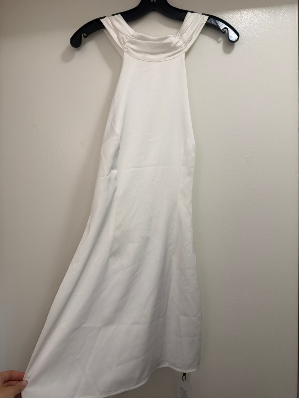 Elegant White brand new Halter Dress - Classic Women's mini Dress